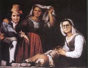 Bartolome Esteban Murillo Unit 4 steps oil on canvas